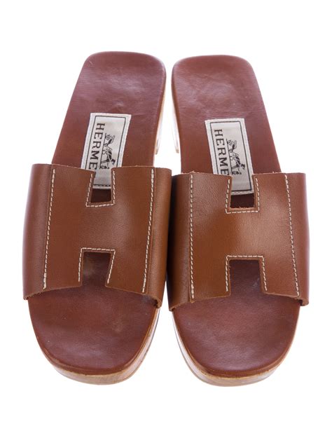 hermes h logo slippers|hermes women sandals.